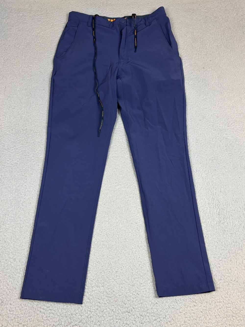 Trekka Pants Mens 29X30 Blue Hiking Pants Zip Pockets Nylon Outdoors Casual
